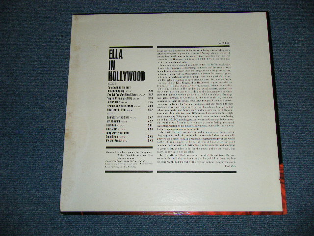 画像: ELLA FITZGERALD - ELLA IN HOLLYWOOD ( Ex-/Ex+++ Looks:Ex++)  /  1951 US AMERICA ORIGINAL "1st Press Label" MONO Used LP