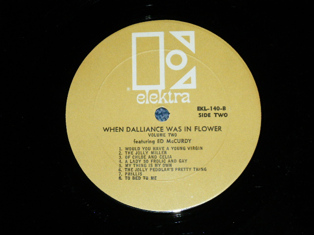 画像: ED McCURDY - WHEN DALLIANCE WAS IN FLOWER  ( E/Ex+++)  / 1960's US AMERICA ORIGINAL "4th Press Label" MONO Used  LP  