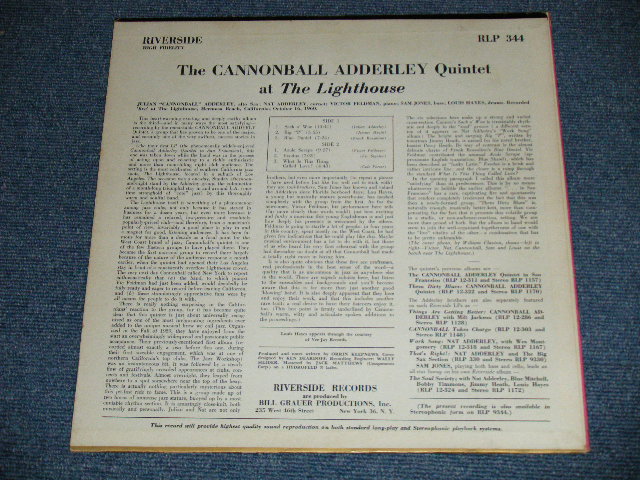 画像: The CANNONBALL ADDERLEY QUINTET - AT THE LIGHTHOUSE ( Ex+/Ex+++ B-1 :SCRATCH   )  / 1960 US AMERICA ORIGINAL  MONO Used LP 