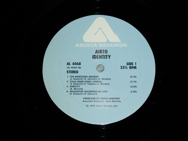 画像: AIRTO (MOREIRA ) - IDENTITY ( Ex++/MINT-) / 1975 US AMERICA ORIGINAL Used LP 