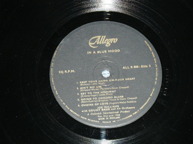 画像: COUNT BASIE - IN A BLUE MOOD  ( Ex+++,Ex++/Ex+++ Looks:Ex+) / 1960's UK ENGLAND  ORIGINAL MONO  Used LP  