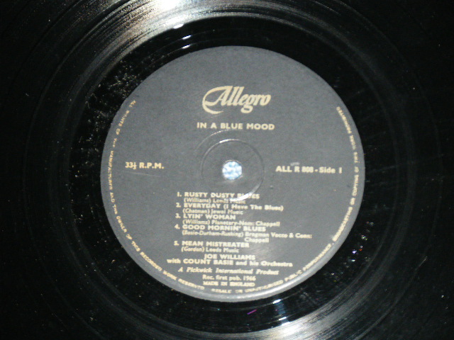 画像: COUNT BASIE - IN A BLUE MOOD  ( Ex+++,Ex++/Ex+++ Looks:Ex+) / 1960's UK ENGLAND  ORIGINAL MONO  Used LP  
