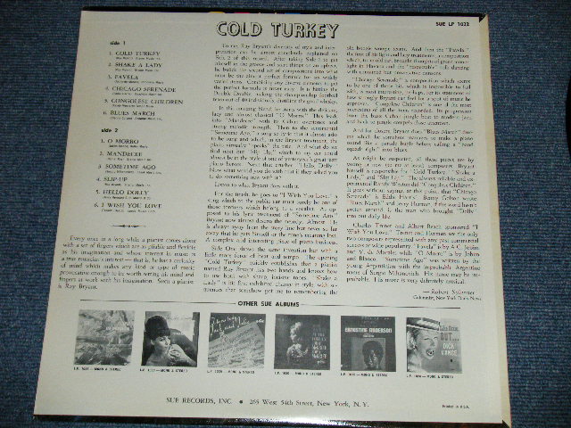画像: RAY BRYANT - COLD TURKEY ( Ex+++/Ex+++)  / 1964 US AMERICA ORIGINAL MONO  Used LP 