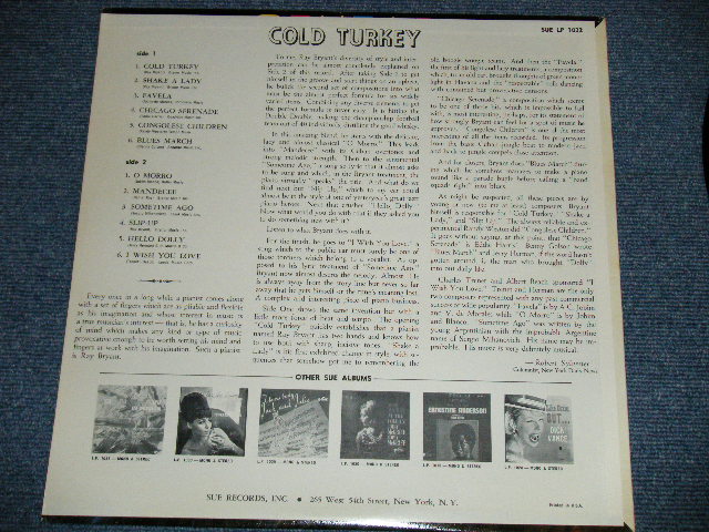 画像: RAY BRYANT - COLD TURKEY ( Ex+++/Ex+++)  / 1964 US AMERICA ORIGINAL MONO  Used LP 