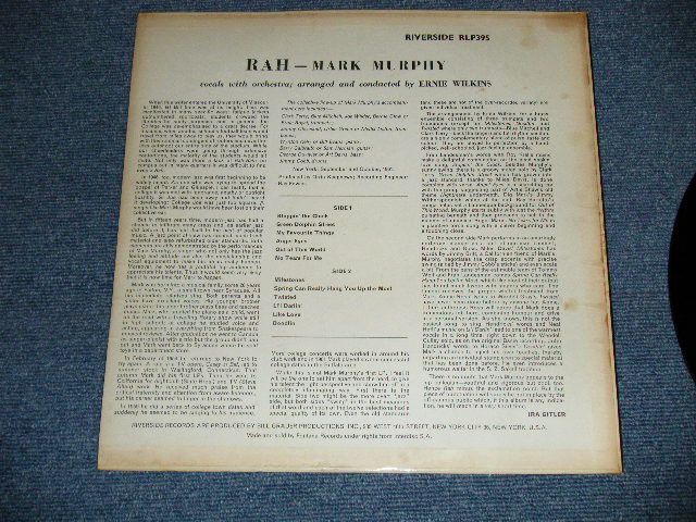 画像: MARK MURPHY - RAH ( Ex++/Ex+++ )  / 1960 US AMERICA ORIGINAL MONO Used LP
