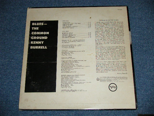 画像: KENNY BURRELL - BLUES - THE COMMON GROUND  ( Ex/Ex+ )  / 1968 US AMERICA ORIGINAL "BLACK with SILVER PRINT Label" STEREO Used LP  
