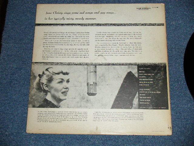 画像: JUNE CHRISTY - THE MISTY MISS CHRISTY ( Ex/Ex+++ )  / 1960 US  '2nd Press BLACK with RAINBOW & LOGO on LEFT Label' MONO Used LP 