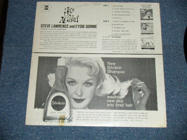 画像: STEVE LAWRENCE & EYDIE GORME - IT'S US AGAIN ( MINT-/Ex+++ B-1&2 : Ex+ )  / 1960's  US AMERICA ORIGINAL "PROMO ONLY" Used LP