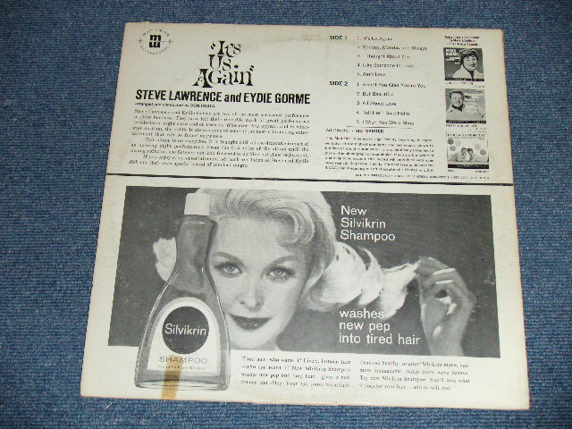 画像: STEVE LAWRENCE & EYDIE GORME - IT'S US AGAIN ( Ex++/Ex++ )  / 1960's  US AMERICA ORIGINAL "PROMO ONLY" Used LP