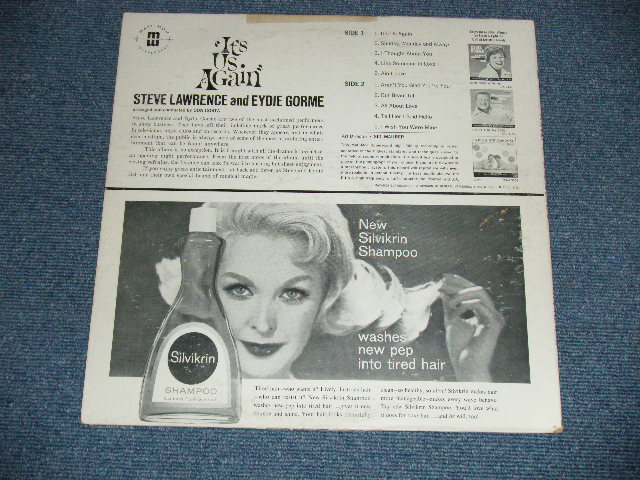 画像: STEVE LAWRENCE & EYDIE GORME - IT'S US AGAIN ( Ex+/Ex++ )  / 1960's  US AMERICA ORIGINAL "PROMO ONLY" Used LP