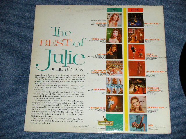 画像: JULIE LONDON - THE BEST OF (Ex/Ex++ ) / 1962 US AMERICA ORIGINAL "1st PRESS COLOR LIBERT Label"  MONO Used LP