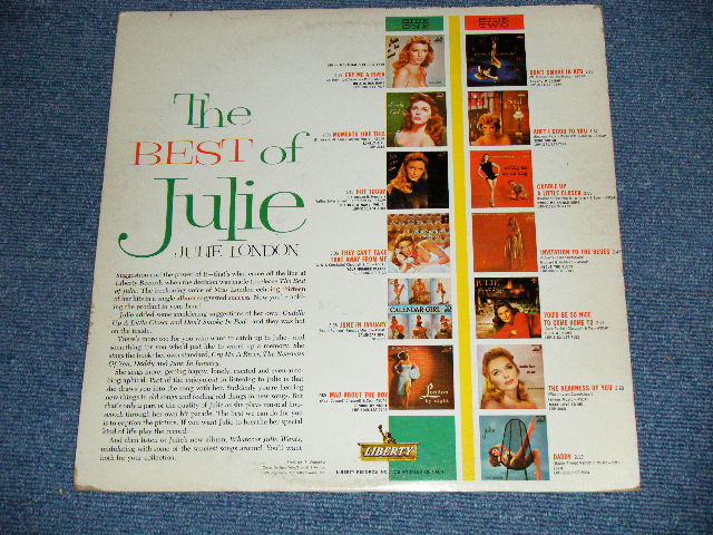 画像: JULIE LONDON - THE BEST OF (Ex-/Ex ) / 1962 US AMERICA ORIGINAL "1st PRESS COLOR LIBERT Label"  MONO Used LP