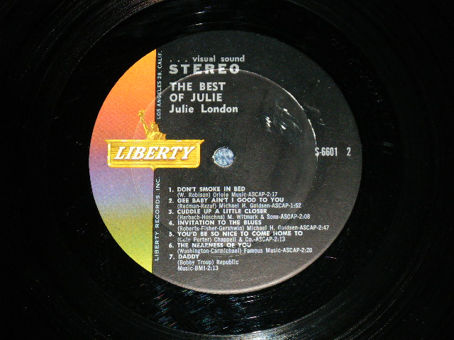 画像: JULIE LONDON - THE BEST OF (Ex-/Ex Looks:Ex+)/ 1962 US AMERICA ORIGINAL Stereo Used LP
