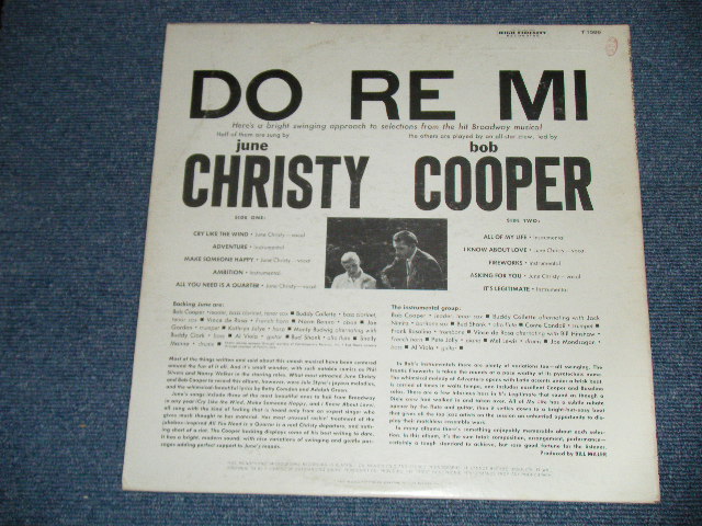 画像: JUNE CHRISTY -  DO RE MI  ( WRx++/Ex++ Looks:Ex+) / 1961 US AMERICA ORIGINAL 1st press "BLACK with RAINBOW & LOGO on LEFT Label" MONO Used LP 