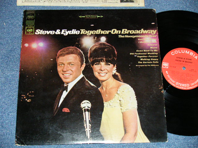 画像1: STEVE LAWRENCE & EYDIE GORME - TOGETHER ON BROADWAY ( Ex+/Ex++ Looks:Ex )  / 1967 US AMERICA ORIGINAL '360 SOUND Label"　STEREO  Used LP