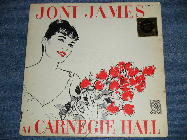 画像: JONI JAMES - AT CARNEGIE HALL ( Ex/Ex+) / 1959 US ORIGINAL "Black Label"   STEREO Used  LP