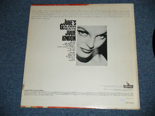 画像: JULIE LONDON - JULIE'S GOLDEN GREATS ( COLOR JACKET ) ( Ex++,Ex/Ex+++) / 1963 US AMERICA ORIGINAL "OLD Style 1st Press Lavel" MONO Used LP