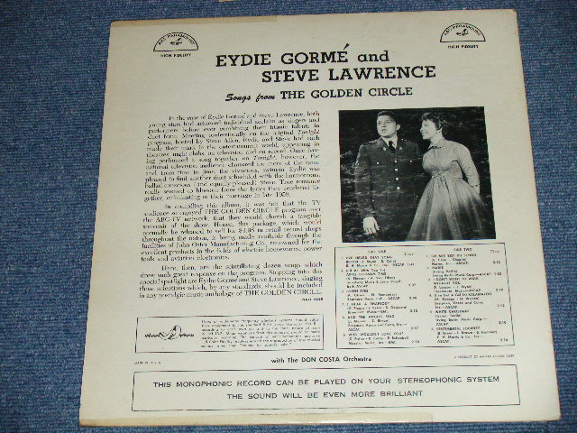 画像: EYDIE GORME and STEVE LAWRENCE - SONGS FROM THE GOLDEN CIRCLE (Ex++/MINT-)/ 1960s US ORIGINAL MONO Used LP