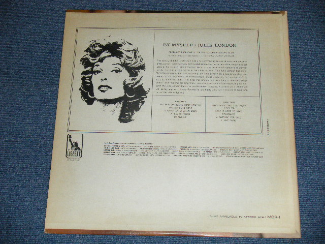 画像: JULIE LONDON -BY MYSELF ( Ex+++,Ex/MINT- ) /1967? US ORIGINAL "2nd Press Color Logo Label"   MONO Used  LP