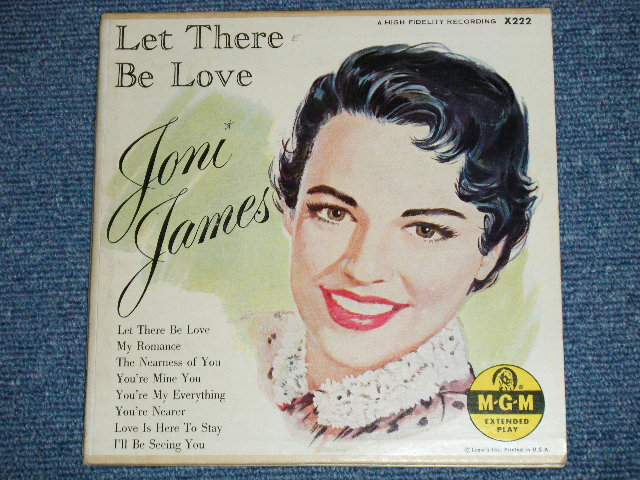 画像: JONI JAMES - LET THERE BE LOVE ( Ex++/Ex++ )  / 1953 US AMERICA ORIGINAL"YELLOW LABEL" MONO Used 7"45 rpm Double EP with PICTURE SLEEVE 
