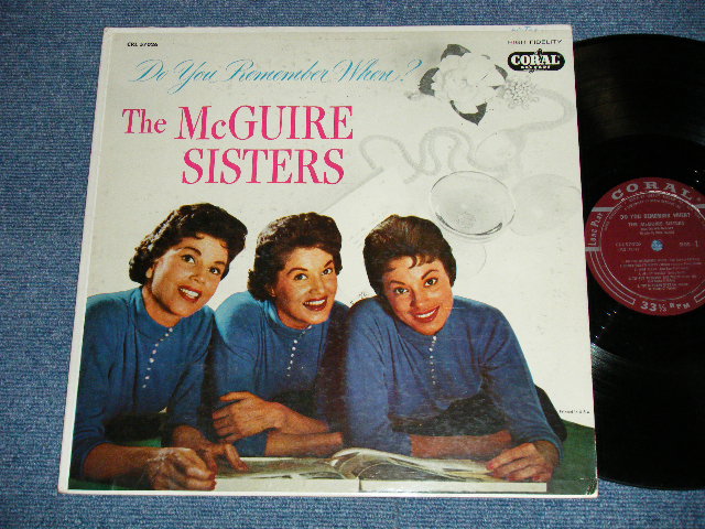 画像1: THE McGUIRE SISTERS - DO YOU REMEMBER WHEN?  ( Ex++/Ex+ B-3:VG)  / 1956  US ORIGINAL 1st Press " MAROON Label" MONO Used LP