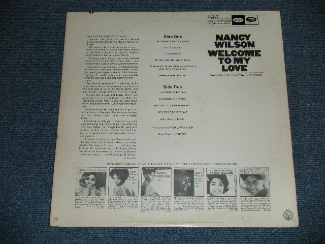 画像: NANCY WILSON  -  WELCOME TO MY LOVE (Ex++, Ex+ /MINT- ) / 1968 US AMERICA ORIGINAL STEREO Used  LP