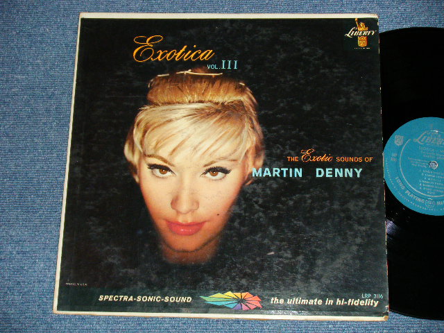 画像1: MARTIN DENNY - EXOTICA VOL.III ( Ex-, VG+++/Ex+)   / 1959 US AMERICA ORIGINAL "1st Press TURQUOISE Label" MONO Used   LP  