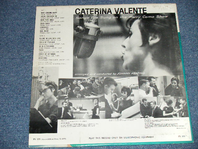 画像: CATERINA VALENTE - SONGS I'VE SUNG ON THE PERRY COMO SHOW ( Ex++/Ex+++)  / 1963 UK EXPORT US AMERICA ORIGINAL STEREO Used LP 