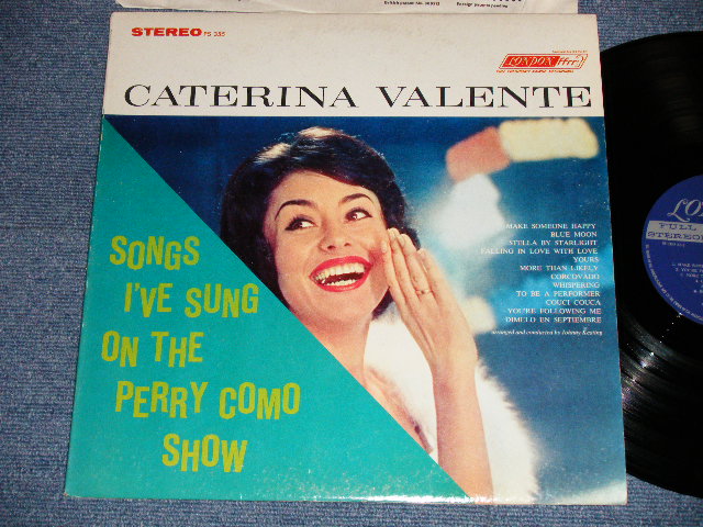 画像1: CATERINA VALENTE - SONGS I'VE SUNG ON THE PERRY COMO SHOW ( Ex++/Ex+++)  / 1963 UK EXPORT US AMERICA ORIGINAL STEREO Used LP 