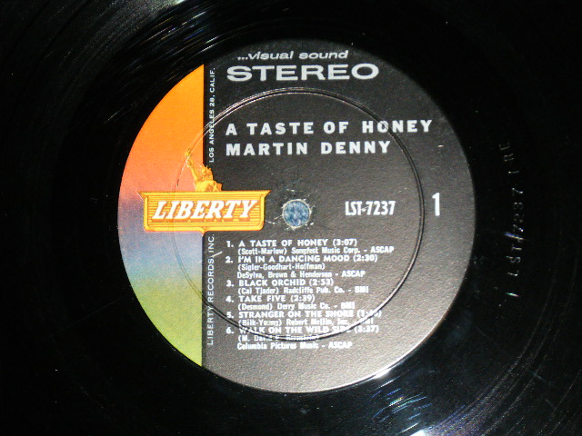 画像: MARTIN DENNY - A TASTE OF HONEY( Ex++/Ex++ Looks:Ex+)   / 1962 US AMERICA ORIGINAL STEREO Used   LP  