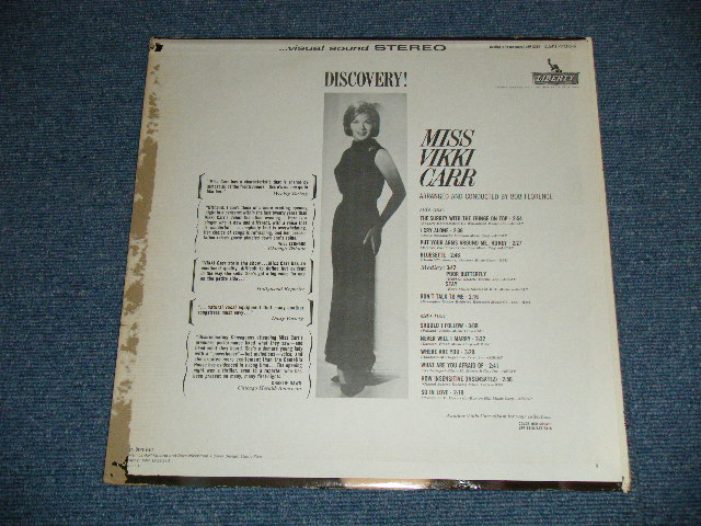 画像: VIKKI CARR -  DISCOVERY! ( Ex,VG+/Ex++ Looks:Ex+ ) / 1964 US AMERICA ORIGINAL STEREO  Used LP 