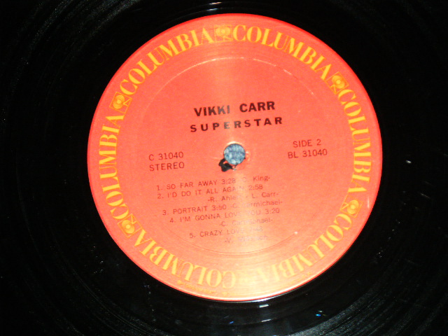 画像: VIKKI CARR - SUPERSTAR ( Ex/Ex++)  /1971 US AMERICA ORIGINAL Used LP 