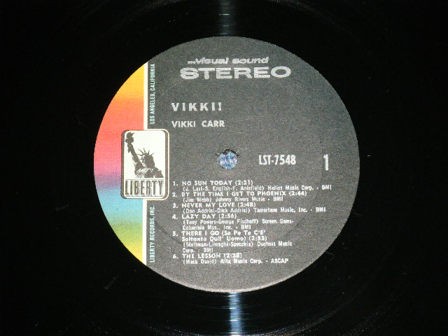 画像: VIKKI CARR -  VIKKI!  ( Ex+++/Ex+++) / 1968 US AMERICA ORIGINAL STEREO  Used LP 