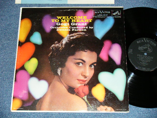 画像1: GOGI GRANT - WELCOME TO MY HEART(Ex+/Ex++,Ex+++)  / 1958 US AMERICA ORIGINAL MONO Used  LP