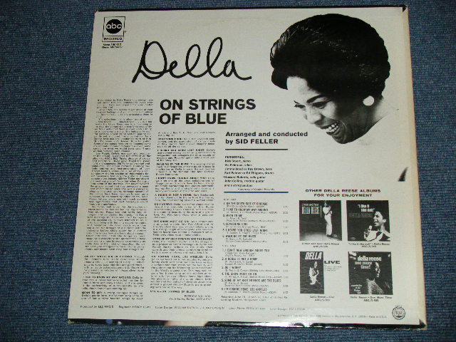 画像: DELLA REESE -  DELLA ON STRINGS OF BLUE  ( Ex/Ex+++ BB Hole)   / 1967 US AMERICA ORIGINAL STEREO Used LP 