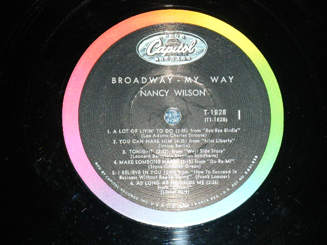 画像: NANCY WILSON  - BROADWAY-MY WAY  ( Ex++/MINT- ) / 1963 US AMERICA ORIGINAL MONO Used  LP