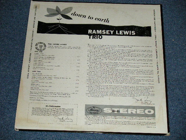 画像: RAMSEY LEWIS TRIO - DOWN TO EARTH (Ex++,Ex/Ex++)   / 1965 US AMERICA ORIGINAL  STEREO Used LP