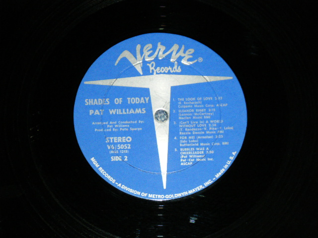 画像: PAT WILLIAMS - SHADES OF TODAY : MOD JAZZ!!!  ( Ex+++/Ex+++ )  / 1960's US AMERICA ORIGINAL Used LP