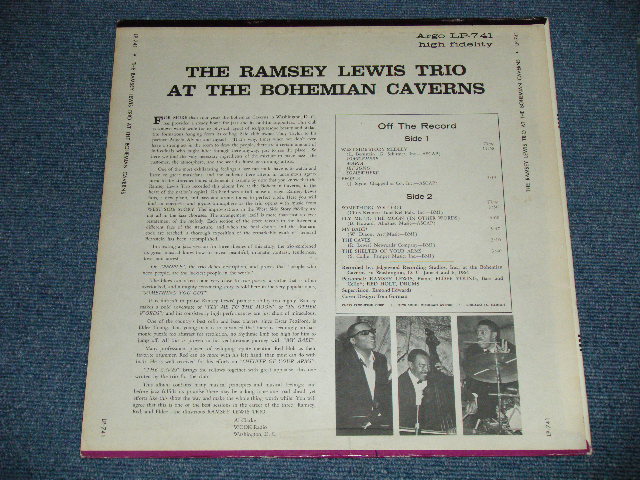 画像: RAMSEY LEWIS TRIO - AT THE BOHEMIAN CAVERNS  / 1964 US "1st Press DARK BLUE Label" STEREO Used  LP