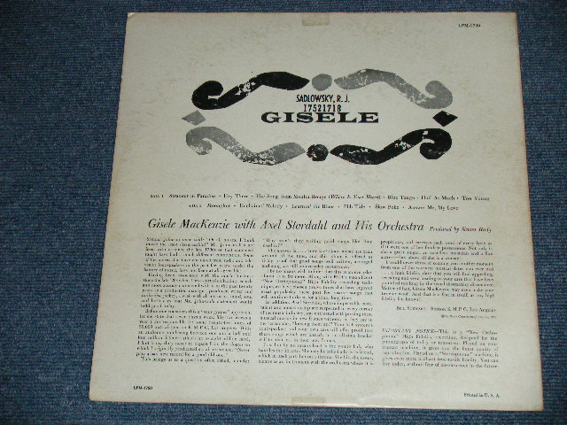 画像: GISELE MacKENZIE - GISELE (Ex++/Ex++  Looks:Ex+) / 1958 US AMERICA ORIGINAL MONO Used LP
