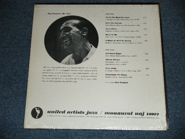 画像: KING PLEASURE - MR.JAZZ ( MINT-/Ex+++ Looks:Ex++) / 1962 US AMERICA ORIGINAL   MONO  Used LP 