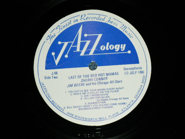 画像: SHERI CONNER - LAST OF THE RED HOT MAMAS ( Ex+++/Ex+++ )  / 1983 US AMERICA ORIGINAL Used LP 
