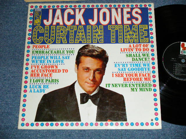 画像1: JACK JONES - CURTAIN TIME  ( Ex+, Ex/Ex++) / 1968 US AMERICA ORIGINAL STEREO  Used LP 