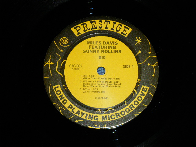 画像: MILES DAVIS feat, SONNY ROLLINS - DIG ( MINT-/MINT-) / 1982 US AMERICA REISSUE Used LP