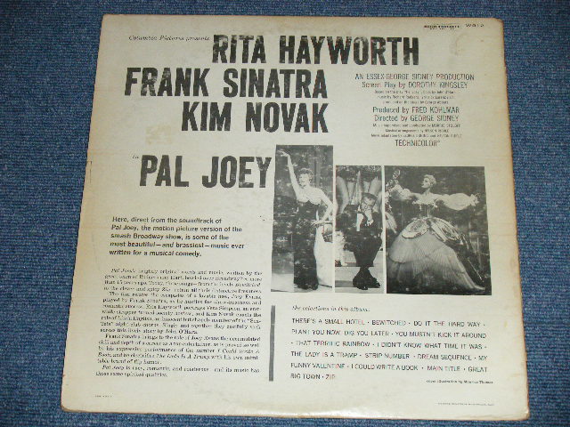 画像: ost (RITA HAYWORTH,RANK SINATRA,KIM NOVAK ) - PAL JOEY ; RODGERS and HART'S ( Ex+/Ex++) / 1959? US AMERICA  ORIGINAL "BLACK with RAINBOW Ring 'CAPITOL Logo on TOP Label"  MONO Used  LP 