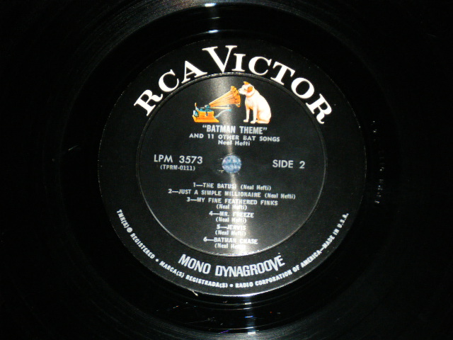 画像: "BATMAN THEME " ost Sound Track - NEAL HEFTI  (Ex/Ex++)  / 1966 US AMERICA ORIGINAL MONO Used LP 