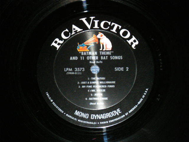 画像: "BATMAN THEME " ost Sound Track - NEAL HEFTI  (Ex+++/Ex+++)  / 1966 US AMERICA ORIGINAL MONO Used LP 