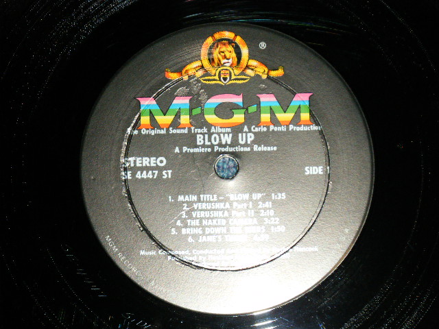画像: "BLOW-UP" ost Sound Track (The YARDBIRDS,HERBIE HANCOCK,TOMORROW) (Ex+++/Ex+++)  / 1967 US AMERICA ORIGINAL STEREO Used LP 