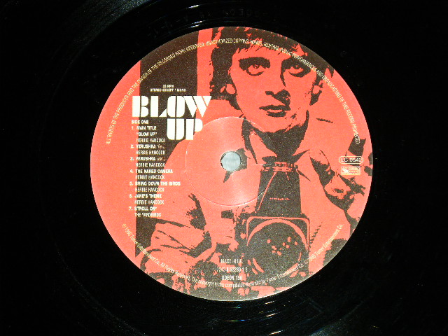 画像: "BLOW-UP" ost Sound Track (The YARDBIRDS,HERBIE HANCOCK,TOMORROW)  / 1996 UK ENGLAND REISSUE Used LP with POSTER 