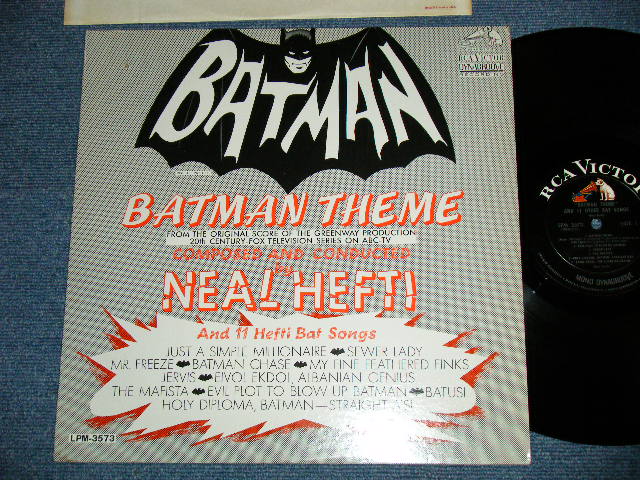 画像1: "BATMAN THEME " ost Sound Track - NEAL HEFTI  (Ex+++/Ex+++)  / 1966 US AMERICA ORIGINAL MONO Used LP 